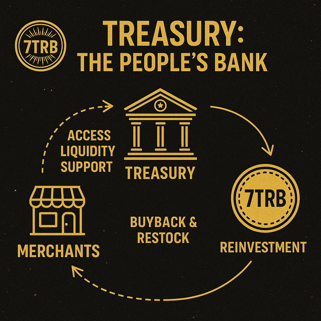 Treasury: The People’s Bank — 7TRB Flow Diagram